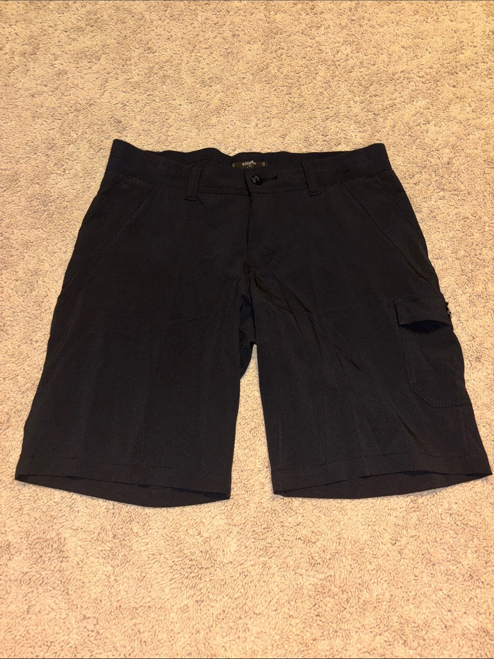 Riders by Lee Black Cargo Shorts - Women's